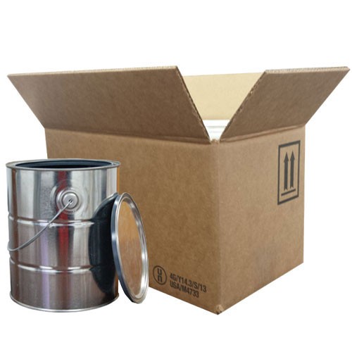 4G Round Metal Paint Can Shippers